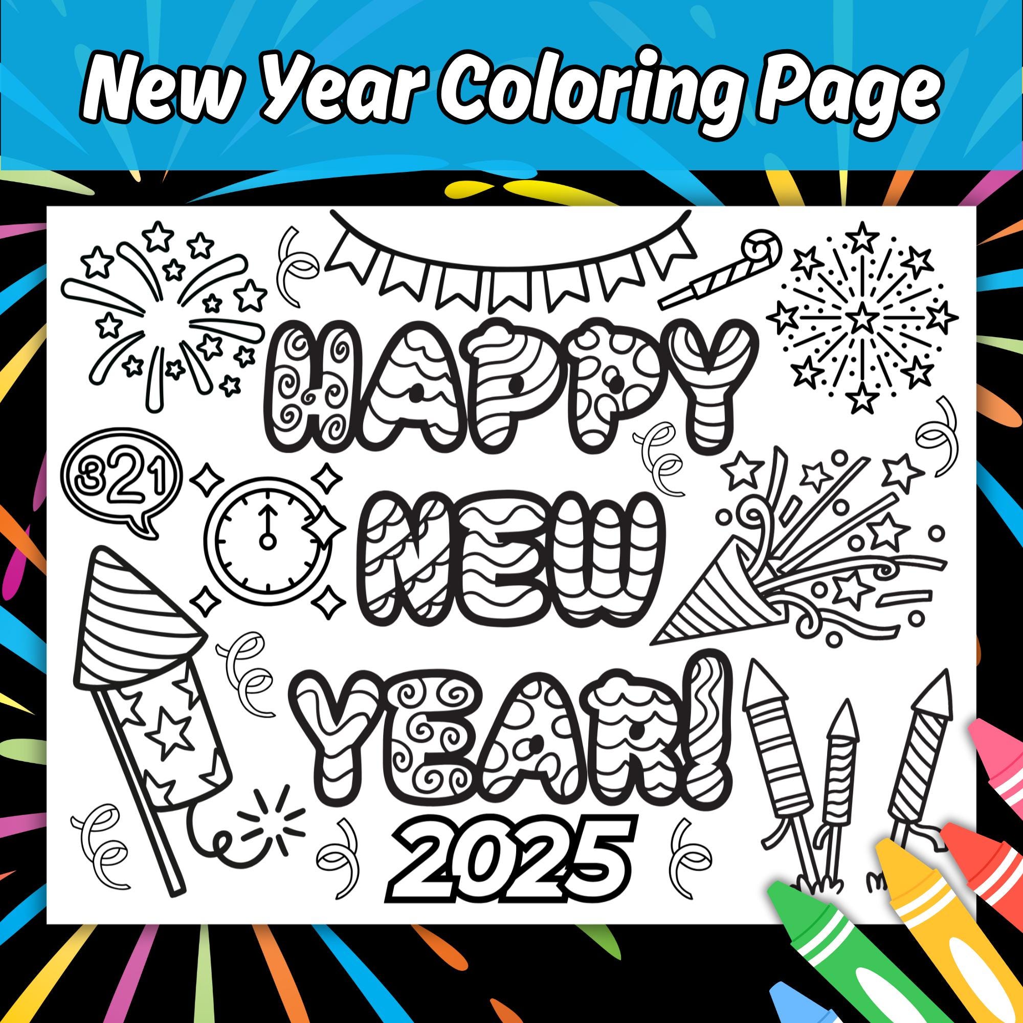 2025 New Year Svg - Etsy