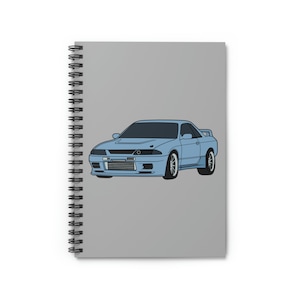 Nissan Skyline R32 Rally Car Spiral Notebook Journal Diary