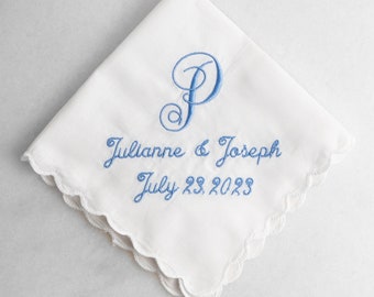 Custom Embroidered Handkerchief with Logo or Design | Threads & Honey