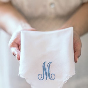 Custom Wedding Handkerchief for Bride Threads & Honey image 3