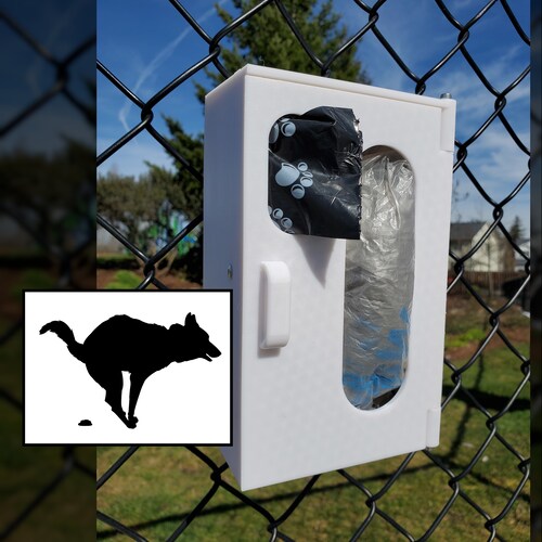 Wall Mounted Dog Poop Bag Dispenser Etsy