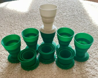 21st Birthday Travel Collapsable Cup Folding Shot Spirits Cup in Case 462 21st Birthday Travel Collapsable Cup Folding Shot Spirits Cup in Case 462