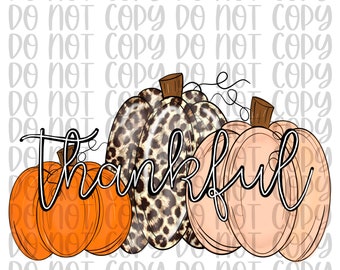 Dankbarer Kürbis png | PNG für Sublimation | Herbst PNG | Leopard Kürbis | Süßer Herbst png | Dankbare | PNG | Sublimation | Herbst-Designs
