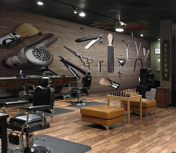 Secador de pelo retro 3D FFA3741 Papel tapiz removible para