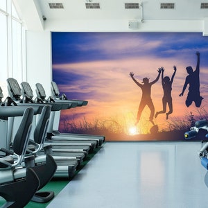 3D Best Youth FFA4643 Palestra Carta da parati rimovibile Carta da parati autoadesiva Carta da parati Extra Large Peel & Stick Wallpaper Wallpaper Mural