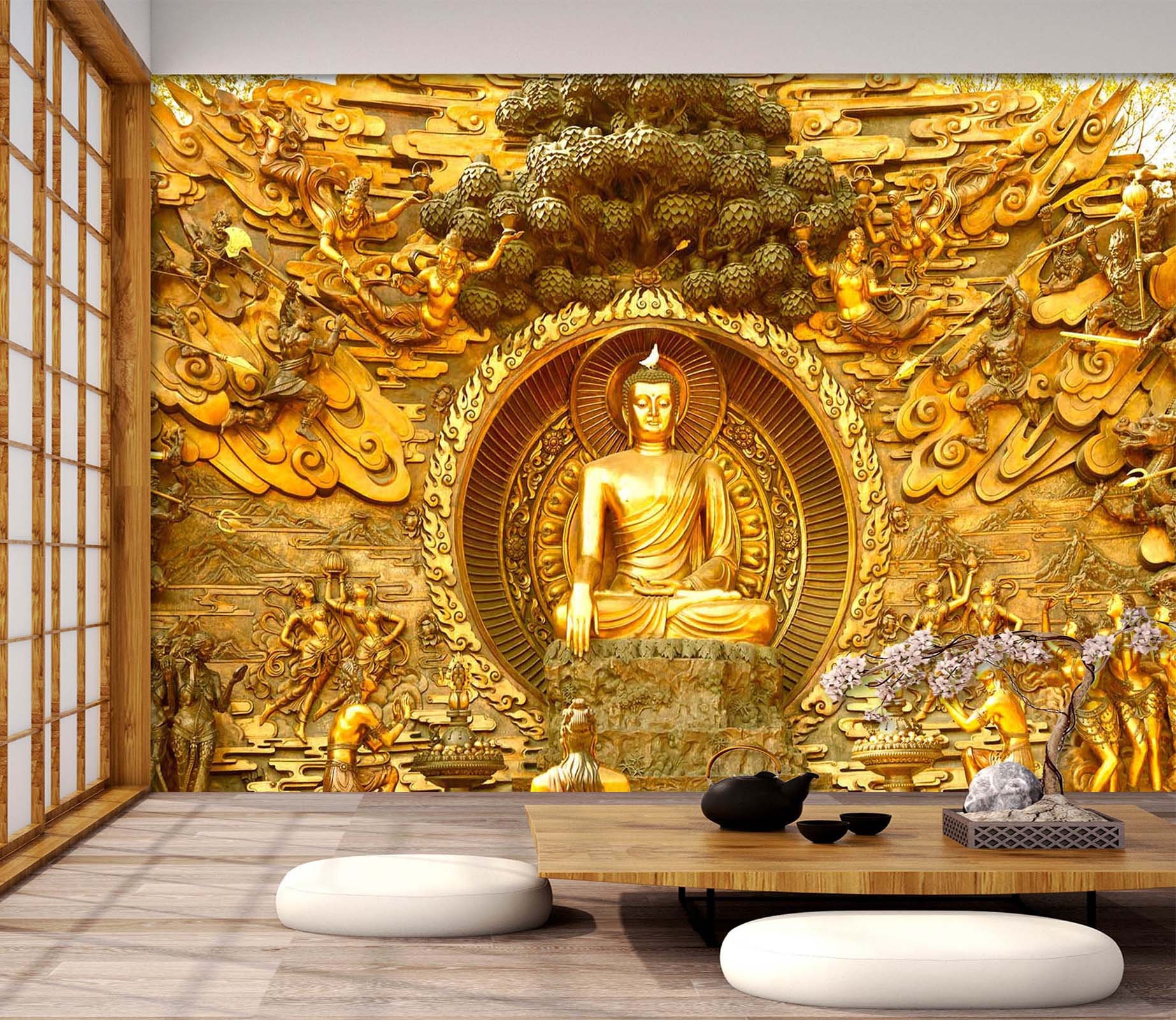 Buddha Wallpaper - Etsy Buddha Wallpaper - Etsy