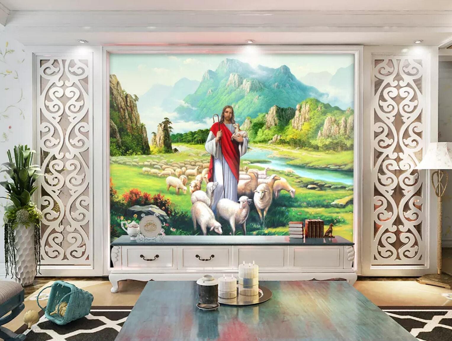 3D Religion Selfless Jesus FFA2291 Removable Wallpaper Self - Etsy