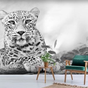 Papel Pintado Autoadhesivo Mural 3D Dormitorio Infantil Estampado De  Leopardo Animal Carteles Pegatinas De Pared Niño Niña Habitación  Adolescente Sala De Juegos Decoración De Pared Moderna Efecto 3D :  .es: Bricolaje y