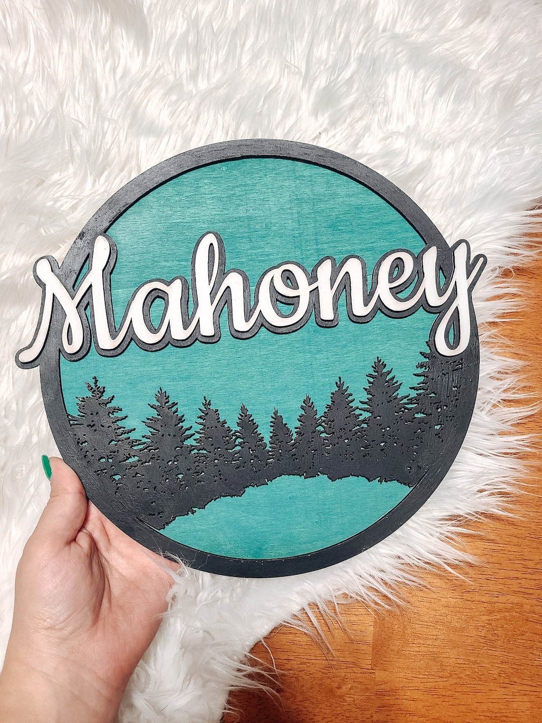 Family Name Door Sign Etsy