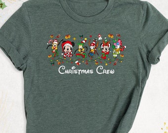 Disney Christmas Shirt, Mickey And Friends Christmas Shirt, Christmas Lights Tshirt, Disneyland Xmas Shirt, Disneyworld Christmas Crew Tee