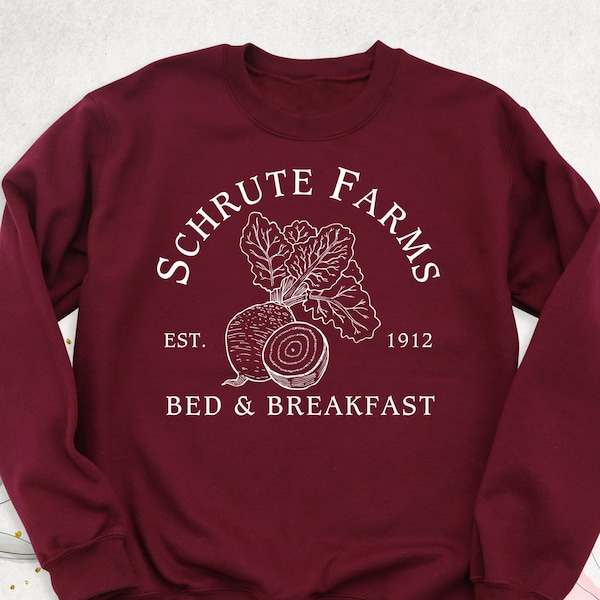 Schrute Farms Sweatshirt, The Office Hoodie, Bed And Breakfast, Dwight Office Shirt, Farm Hoodie, Dwight Schrute Long Sleeve, Fans of Dwight