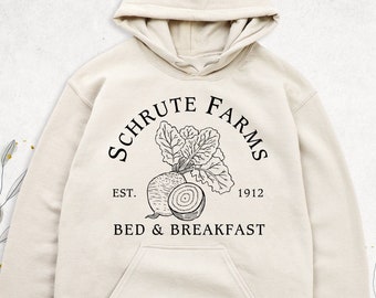 Schrute Farms Sweatshirt, The Office Sweatshirt, Dwight Schrute Fan Hoodie, The Office Schrute Farms Shirt, Beet Farm Long Sleeve Shirt