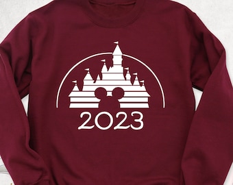 Disney Sweatshirts, Custom Disney Family Vacation Sweatshirt, Disneyworld Sweatshirt, Disney Family Trip 2024 Hoodie, Disneyland Long Sleeve