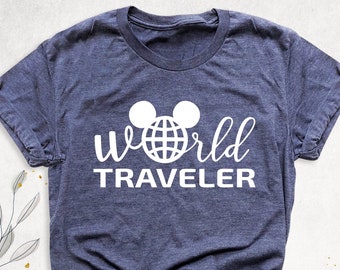Disney world traveler shirt, family disney vacation travel shirts, world traveler t-shirt, Disney trip shirts, Disney Traveler Group Shirt