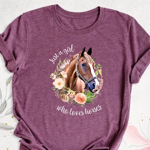 Just A Girl Who Loves Horses Retro SVG Graphic By Designer302