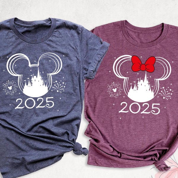2026 Disney Trip Mickey Minnie Shirt, Matching Family Disney Vacation Tee, Disney Castle Shirt, Disneyworld Group Shirt, Disneyland Tshirt