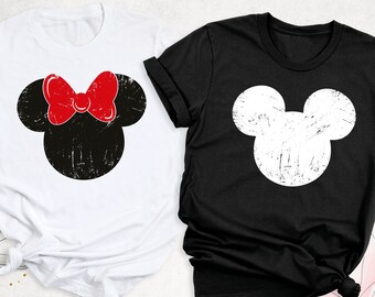 Disney Mickey Minnie Shirt, Family Matching Shirt, Disneyworld Shirt, Disney Trip 2024 Shirt, Disneyland Vacation Shirt, Disney Couple Shirt