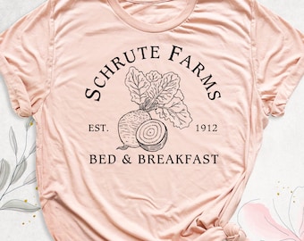 Schrute Farms Shirt, The Office Shirt, Funny Dwight Shirt, TV Show Shirt, Dwight Office Shirts, Beet Farmer T-Shirt, Bed and Breakfast Shirt