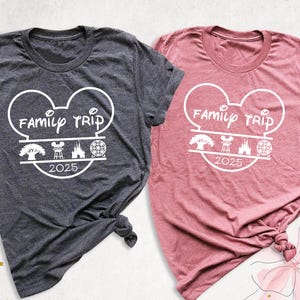 Disney Family Trip Shirt 2025, Disneyland Matching Shirt, Disney Vacation Tee, Disneyworld Family Shirt, Disney Parks Magical Kingdom Shirt