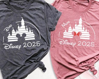 Custom Disney Trip Shirt, Family Matching Disney Vacation Shirt, Mickey Minnie Disney Castle Shirt, Disneyworld Group Tee, Disneyland Shirt