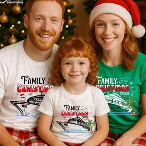 Christmas Cruise Family Shirt, Cruise Crew 2025 Christmas Shirt, Holiday Cruising Shirt, Christmas Trip Shirt, Christmas Cruise Ship Shirt