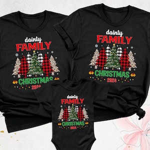 Family Christmas Shirt, Matching Xmas Tshirt, Christmas Tree Shirt, Christmas Party Tee, Custom Christmas Crew Tee, Christmas Holiday Shirt