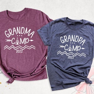 Family Camping Shirt, Grandma Camp Shirt, Grandpa Camp Shirt, Camp Life Shirt, Gift for Grandparents, Matching Camp Shirt, Adventure T-Shirt