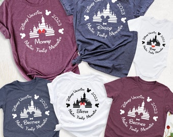Disney Family Shirt Making Family Memories Tee Disneyland Tshirt 2026 Disney Trip Shirt Matching Family Vacation Tee Custom Disneyworld Tees