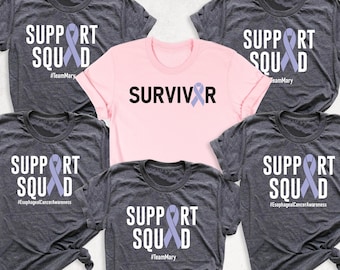 Esophageal Cancer Awareness Shirt, Periwinkle Ribbon Tshirt, Esophageal Cancer Survivor Tee, Gastric Cancer Shirt, Stomach Cancer Team Tees