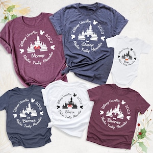 Disneyworld Family Shirt, Making Family Memories Shirt, Disney Trip 2024 T-Shirt, Matching Family Shirts, Personalized Disney Vacation Shirt