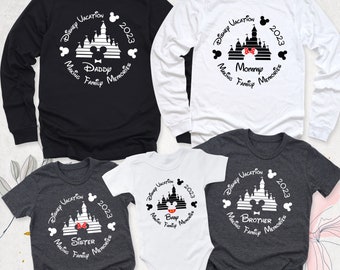 Disneyworld Family 2024 Long Sleeve, Disney Sweatshirt, Personalized Disneyland Sweater, Disney Tees, Matching Disney Sweater, Disney Hoodie