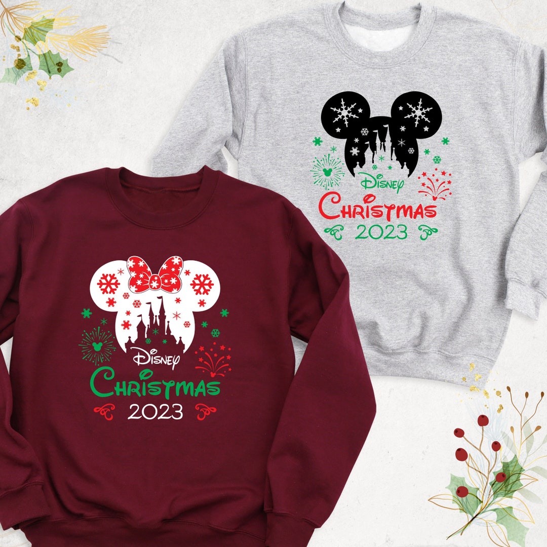Christmas Disneyland Sweatshirt, Family Disney Christmas Hoodie, 2023