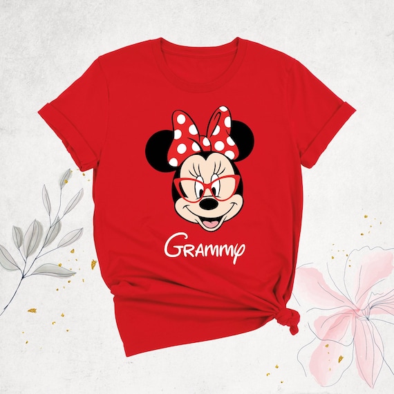 Minnie Grandma Shirt Custom Grammy Disney Trip Shirts Disney Vacation Tee, Mothers Day Gift Tee, Disneyland Mimi Shirt Nana Disneyworld Tee