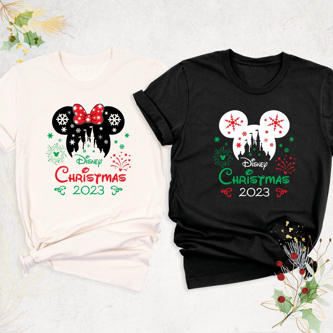 Disney Christmas 2024 Shirt, Matching Christmas Disneyland Shirt,mickey