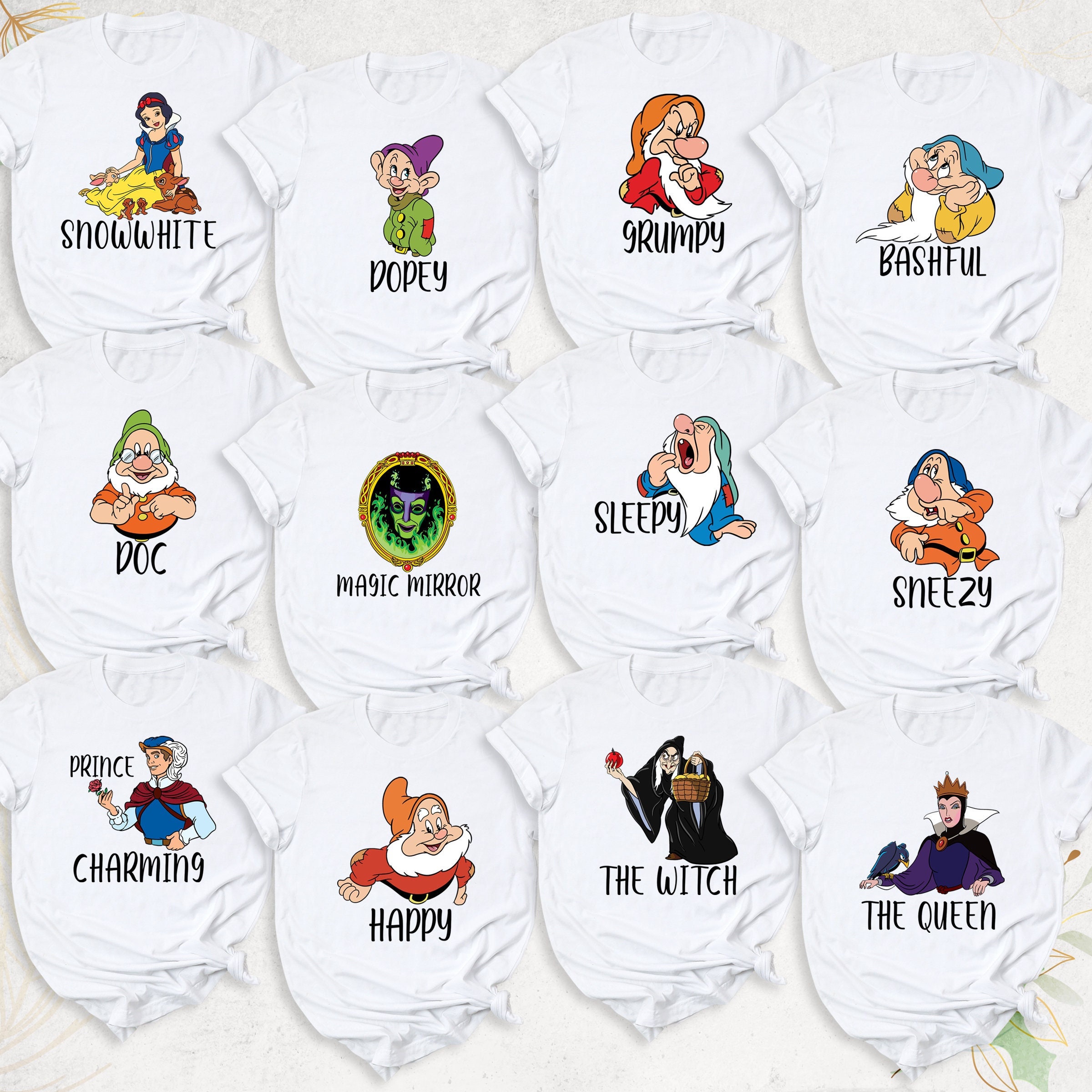 Seven Dwarfs Shirts, Disney Family Shirt, 7 Dwarfs Shirt, Disney 