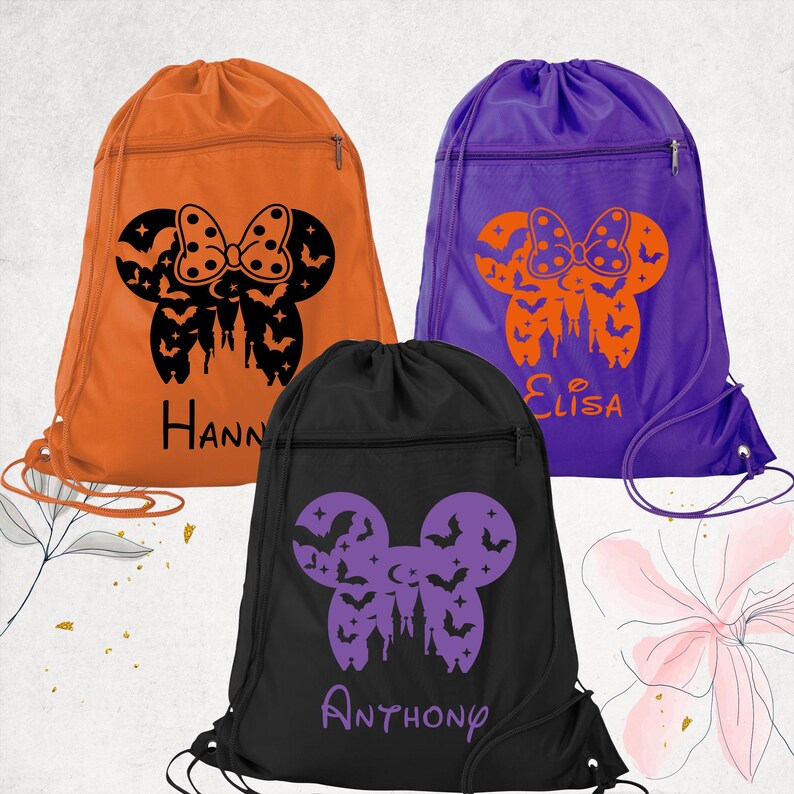 Custom Disney Halloween Bag by TrendyBuddyClothing