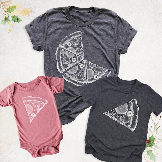 Mommy and Me Funny Shirts, Daddy Baby Matching Shirts, Pizza and Pizza Slice Tshirt, Mothers Day Mama Mini Outfit, Mom Son Tee, Mom Girl Tee