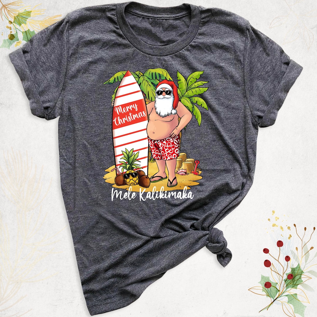 (Custom Personalised) Hawaii Mele Kalikimaka Quilt Bed Set Santa Claus Surfing Xmas Time LT9 main image 0