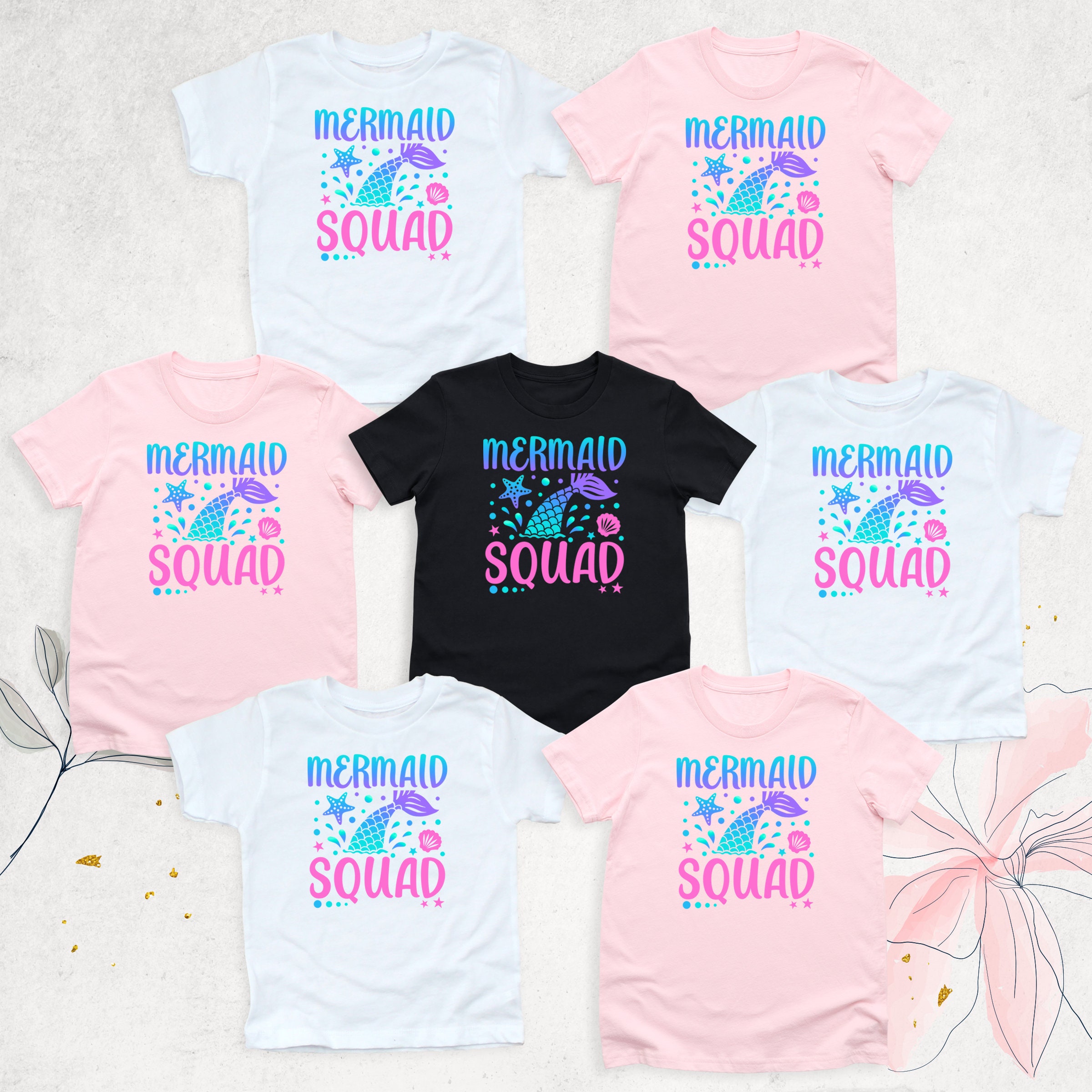 Mermaid Squad T-Shirt Mermaid Squad T-Shirt