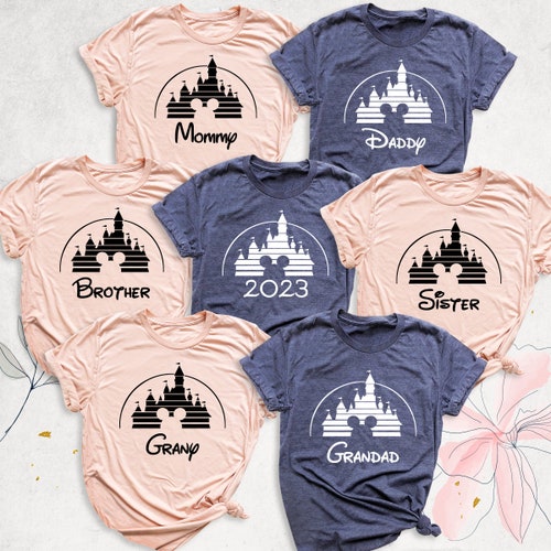 2023 Family Vacation Disney Shirt Disney Family Shirts Etsy