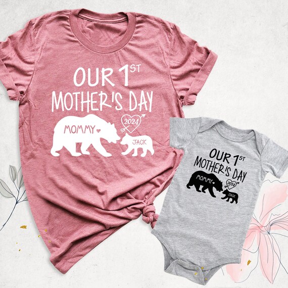New Moms My First Mother's Day Gift T-Shirt For Women 1st New Moms My First Mother's Day Gift T-Shirt For Women 1st