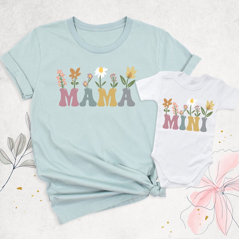 Mama Mini Matching Shirt by TrendyBuddyClothing