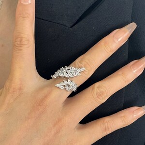 Diamond angel store wing ring