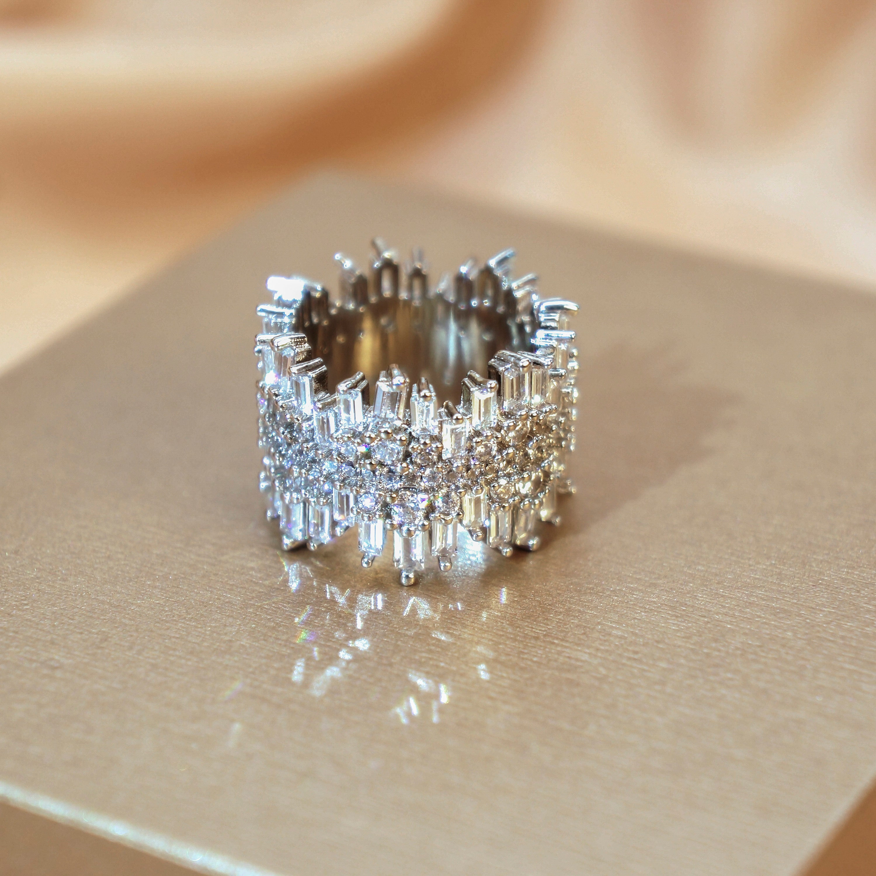 Cz Fashion Ring - Etsy