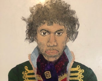 King Jimi by Dale Huffman/ Original Acrylic Painting