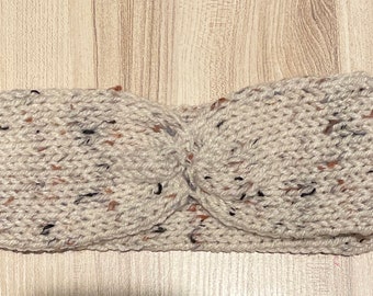 Classic Cozy Beige Ear Warmer