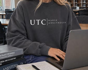 Nurse Anesthesia Custom Sweatshirt, CRNA personalized shirt, Nurse Anesthetist gift, Christmas Gift Comfort Colors Shirt, custom school