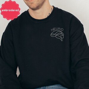 Embroidered Neuro Sweatshirt, Neuro ICU Nurse, Neurologist, Neurology, Nurse Graduation Gift, Physician Assistant Graduation Shirt