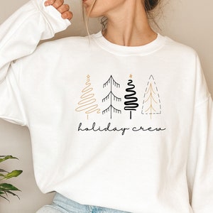 Pull de Noël infirmière, sweat-shirt de Noël minimaliste, chemise de Noël d’adjoint au médecin, chemise de Noël de travail et de livraison