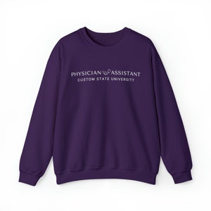 CUSTOM Physician assistant sweatshirt, Customized physician associate university, college university graduation shirt, personalized gift image 9
